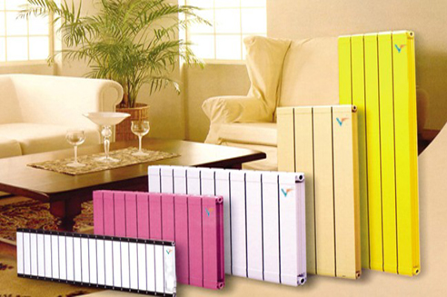 不同房間的暖氣片